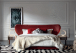 Genuine Leather Designer Bed