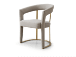 Leather dining chair
