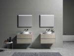 Smart vanity set with LED Mirror