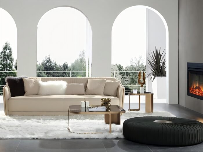 luxury leather sofa