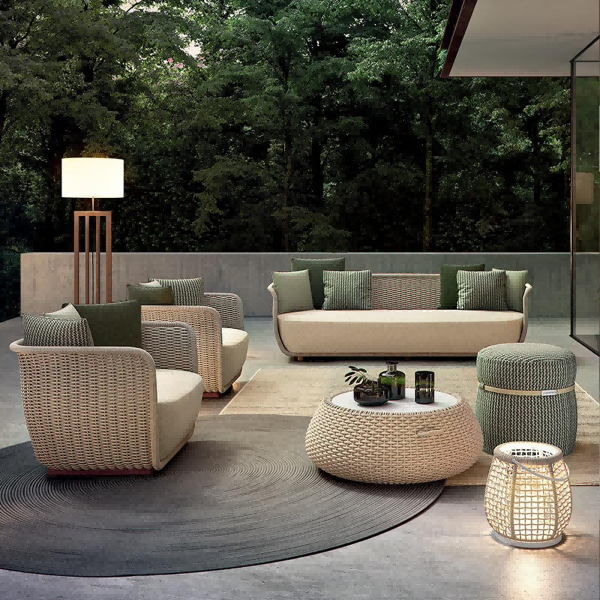 Outdoor Wicker Sofa Set