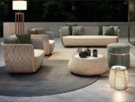 Outdoor Wicker Sofa Set