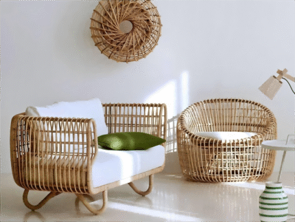 Indonesian Rattan Sofa Set