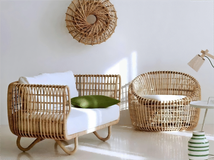 Indonesian Rattan Sofa Set