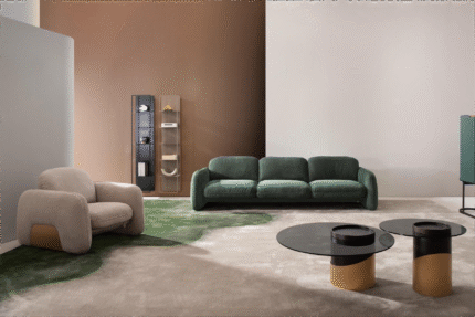Velvet luxury sofa set